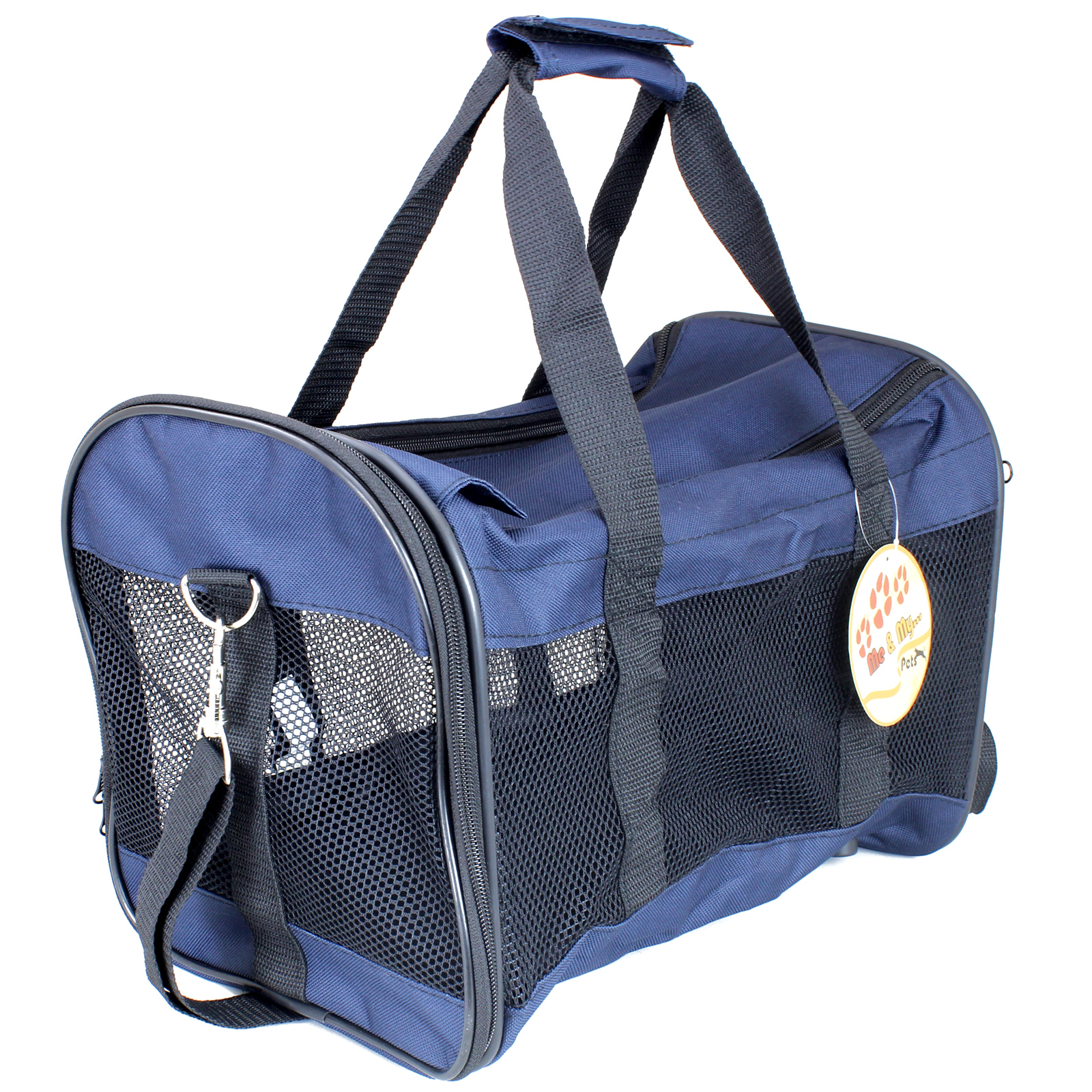 PORTABLE FOLDING SMALL PET PUPPY DOG/CAT/RABBIT CARRIER FABRIC CRATE